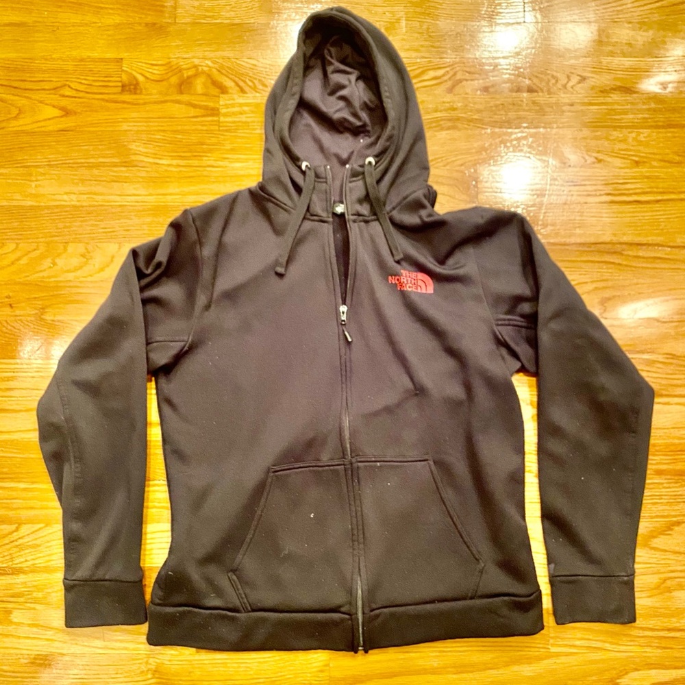 The North Face Full Zipper Hoodie in Black